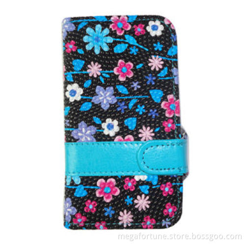 Card Pocket PU Leather Flip Case Cover for Galaxy S3, mini/8190, Simple and Elegant Style